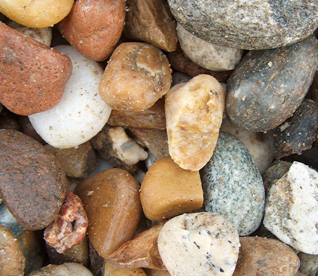 Macro image of very coarse gravel