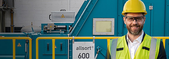 allsort® XRT Sorter von allmineral – sensorbasiertes Sortiersystem zur Rohstoffaufbereitung mittels Röntgentransmissionstechnologie