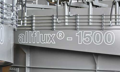 Graue allflux®-Anlage von allmineral