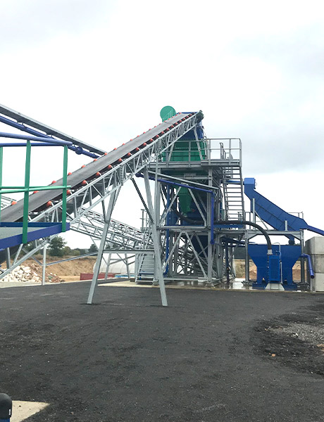 Gravel processing plant in Germany